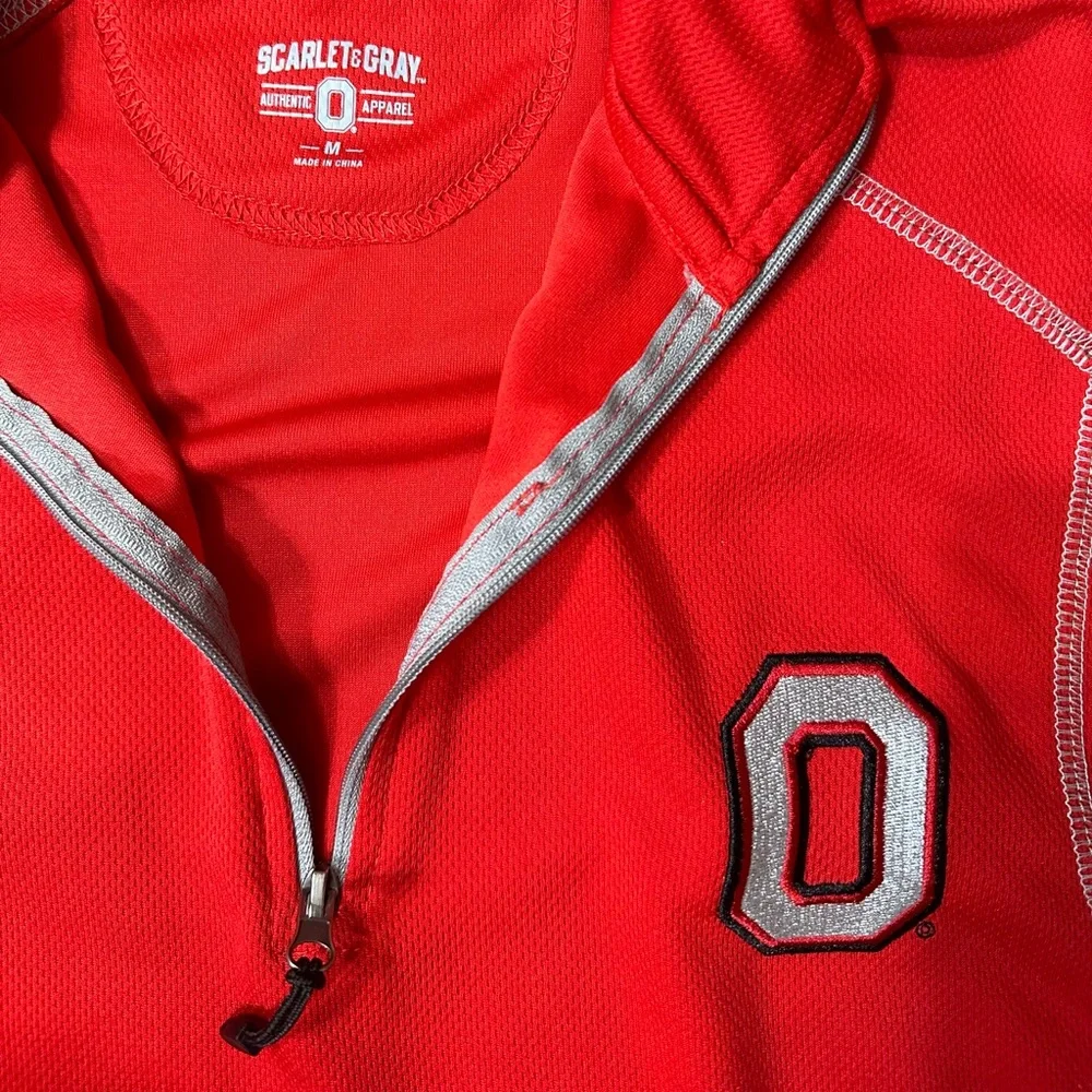 ohio state buckeyes long sleeve quarter zip - Picture 5 of 5